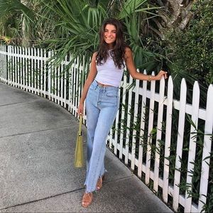 Demon forum Farrah wide leg jean